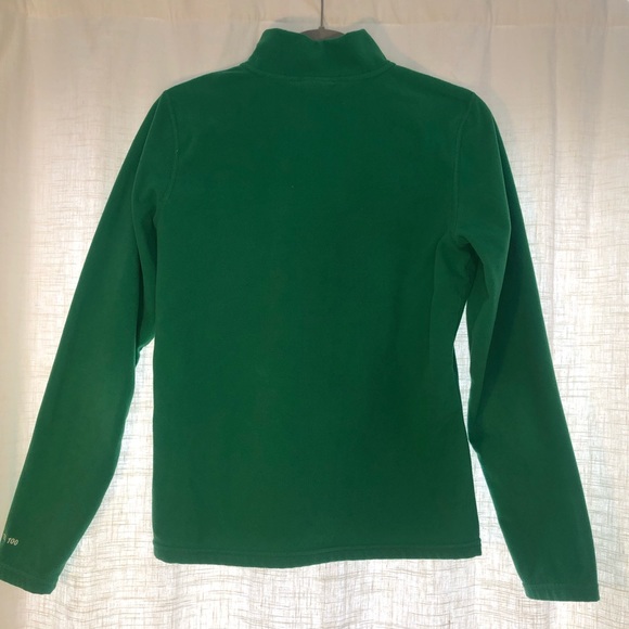 North Face Green 1/4 Zip Fleece Pullover Size M - Picture 5 of 5